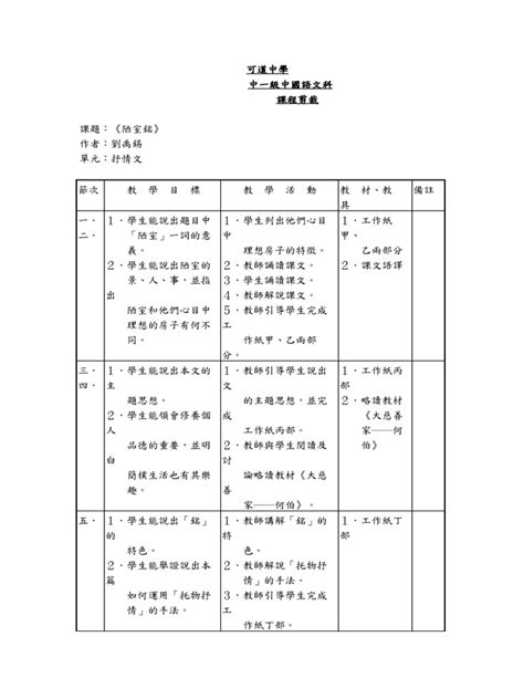 陋室銘工作紙答案 馳突孤燕